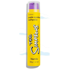 Зубна паста з фруктовим ароматом The Simpsons Purple Squishee Hismile Toothpaste, 60 г