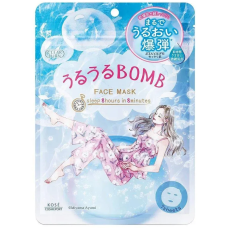 Інтенсивно зволожуюча маска Clear Turn Uruuru BOMB Mask KOSE Cosmeport, 7 шт