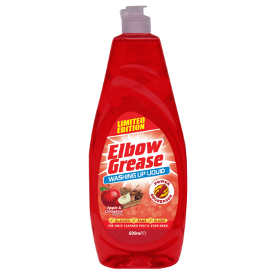 Рідина для миття посуду Elbow Grease Яблуко та Кориця, 600 мл