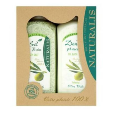 Набір Naturalis Olive Milk: сіль для ванни 1000 г + піна 800 мл
