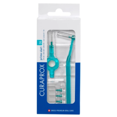 Curaprox CPS Prime Start d 0.6 мм Бірюзові міжзубні йоржики 5 шт + 2 тримачі