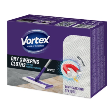 Vortex Сухі серветки для підмітання підлоги 10 шт