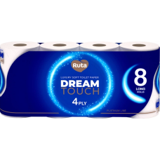 Ruta Dream Touch Туалетний папір 4 шари 8 рулонів
