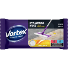 Vortex Citrus Breeze серветки вологі для підлоги 15 шт