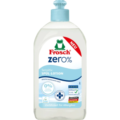 Засіб для миття посуду Frosch Zero Sensitiv 500 мл