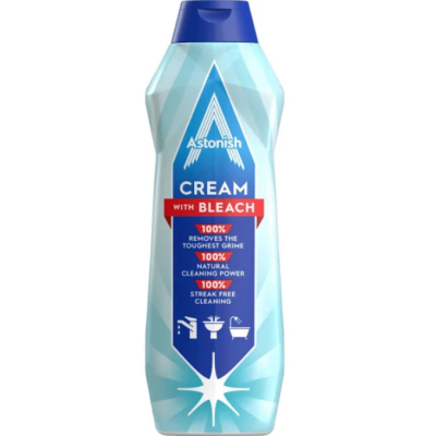 Крем-очисник для ванної Astonish Bleach Cream Cleaner 500 мл