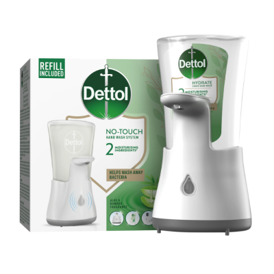 Сенсорний дозатор для рідкого мила Dettol Aloe Vera з картриджем 250 мл