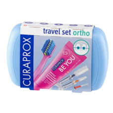 Дорожній набір для догляду за порожниною рота Curaprox BE YOU ORTHO синій
