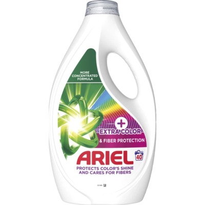Гель для прання Ariel Color Extra + Fiber Protection, 40 прань