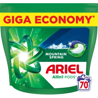 Капсули для прання Ariel Pods All-in-1 Mountain Spring 70 шт