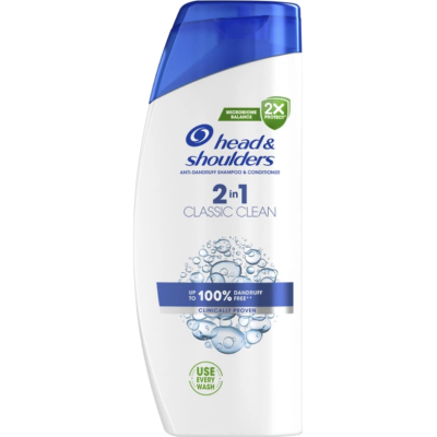 Шампунь проти лупи та бальзам-ополіскувач 2 в 1 Head & Shoulders Основний догляд 625 мл