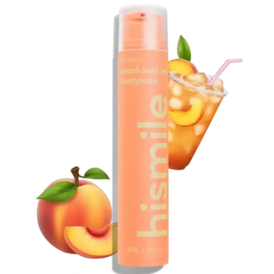 Зубна паста Hismile Peach Iced Tea зі смаком персикового холодного чаю, 60 г