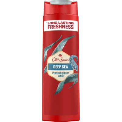 Гель-шампунь 3-в-1 Old Spice Deep Sea для тіла, обличчя та волосся, 400 мл