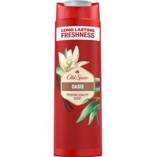 Гель-шампунь 3-в-1 Old Spice Oasis Димна ваніль, 400 мл