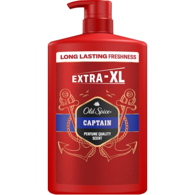 Гель-шампунь 3-в-1 Old Spice Captain для тіла, обличчя та волосся, 1000 мл