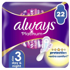 Прокладки Always Platinum Day&Night Quatro для дня і ночі, 22 шт