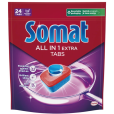 Таблетки для посудомийної машини Somat All in 1 Extra, 24 шт