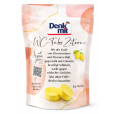 Таблетки для очищення унітаза Denkmit WC Tabs Zitrone, 16 шт