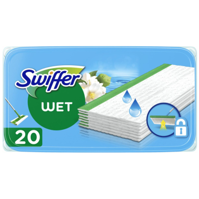 Змінні вологі серветки для швабри Swiffer з ароматом квітів, 20 шт