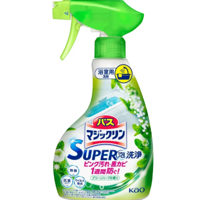 Очищувач для ванної кімнати Magiclean SUPER CLEAN KAO трав’яний аромат, 350 мл