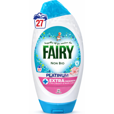 Fairy Non Bio Platinum Extra Freshness гель для прання, 27 прань