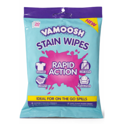 Серветки від плям Vamoosh Rapid Action Stain Wipes, 20 шт.