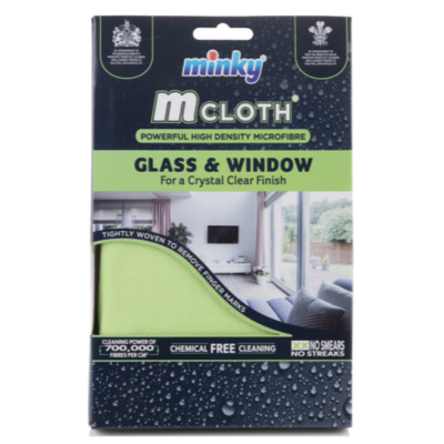 Minky M-Cloth Glass & Window потужна серветка для очищення скла та вікон