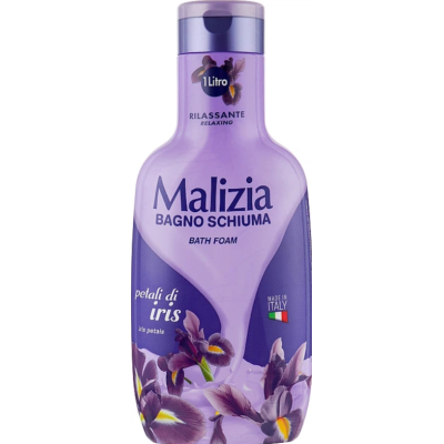 Піна-гель для душу та ванни Malizia Iris Petals, 1 л