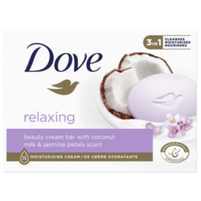 Мило кремове Dove Coconut Milk & Jasmine Relaxing Care, 90 г