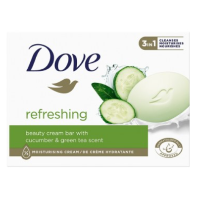 Мило Dove Refreshing Зелений чай та Огірок , 90 гр.