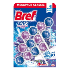 Блок для унітазу BREF Power Aktiv Lavender Fresh, 3 × 50 г