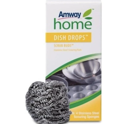 Губка металева для чищення Amway DISH DROPS Scrub Buds, 1 шт (поштучно)