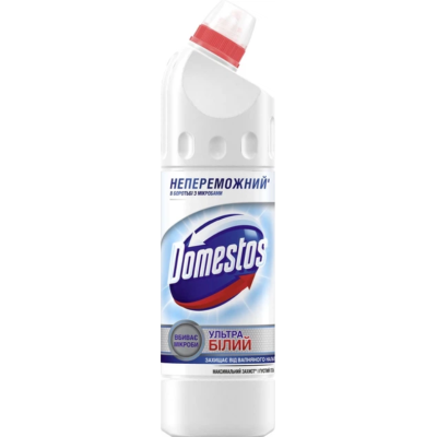 Гель для відбілювання та дезінфекції унітаза Domestos Ultra White, 750 мл