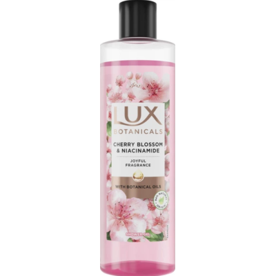 Освіжаючий гель для душу Lux Botanicals Cherry Blossom & Niacinamide, 480 мл
