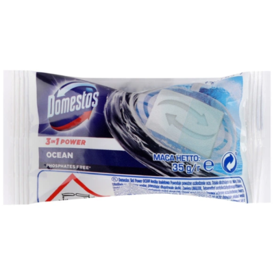 Туалетний блок змінний Domestos Atlantic Fresh, 35 г