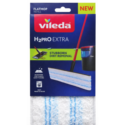 Моп змінний для швабри Vileda H2prO мікрофібра, 1 шт