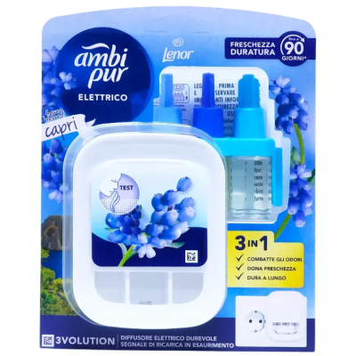 Аромадифузор електричний Ambi Pur Lenor 3Volution Capri Breeze, 20 мл