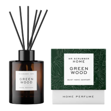 Аромадифузор Mr.SCRUBBER Green Wood для дому з паличками, 160 мл