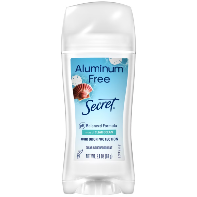 Дезодорант Secret Clear Ocean Aluminum Free, 68 г