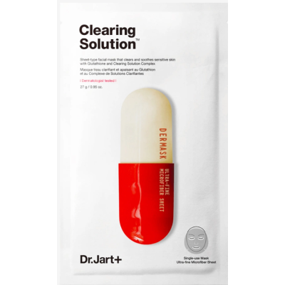 Dr.Jart+ Очищувальна тканинна маска Dermask Micro Jet Clearing Solution, 27 g
