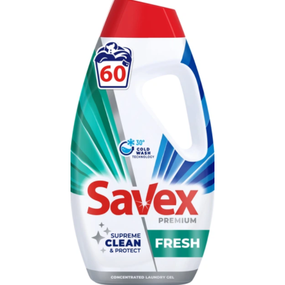 Універсальний гель для прання Savex Premium Fresh 2700 мл