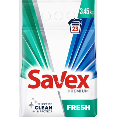 Пральний порошок Savex Premium Fresh 3.45 кг