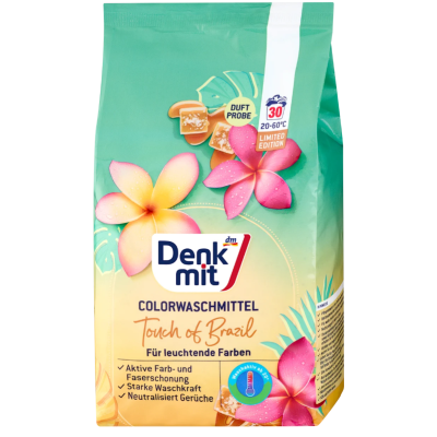 Порошок для прання кольорового Denkmit Touch of Brazil, 30 прань, 1,95 кг