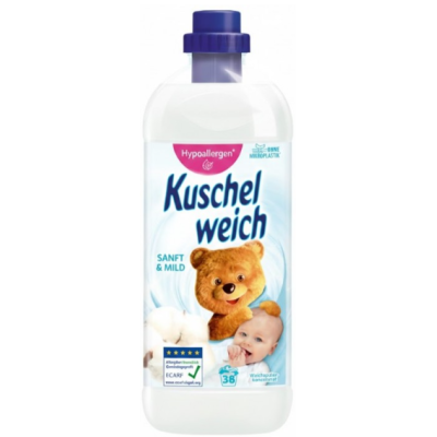Кондиціонер для білизни Kuschelweich м'який і ніжний, 1 л (38 прань)
