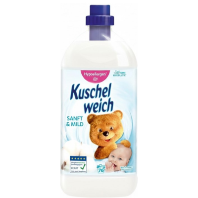 Кондиціонер для білизни Kuschelweich м'який і ніжний, 2 л (76 прань)