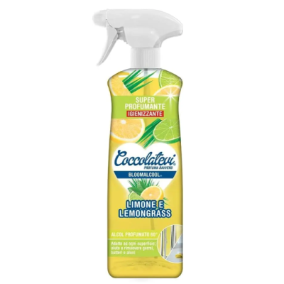 Універсальний очищувач Coccolatevi на основі спирту 60° bloomalcool lemone e lemongrass, 750 мл
