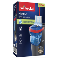 Набір для прибирання Vileda H2PRO Flat Mop System з відром та плоскою шваброю