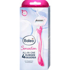 Бритва Balea для жінок на 4 леза All-in-One Sensation, 1 шт