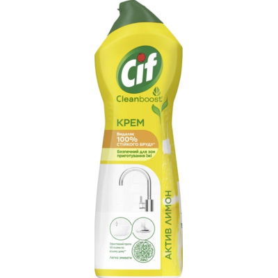Універсальний крем для чищення Cif Crema Limone, 750 мл 