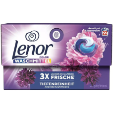 Капсули для прання кольорової білизни Lenor Аметист, 22 шт